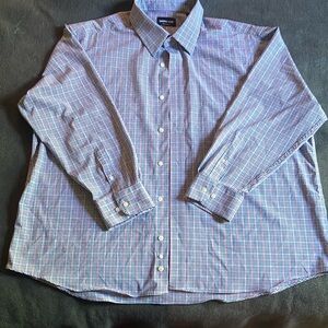 Men's Blue Checkered Shirt